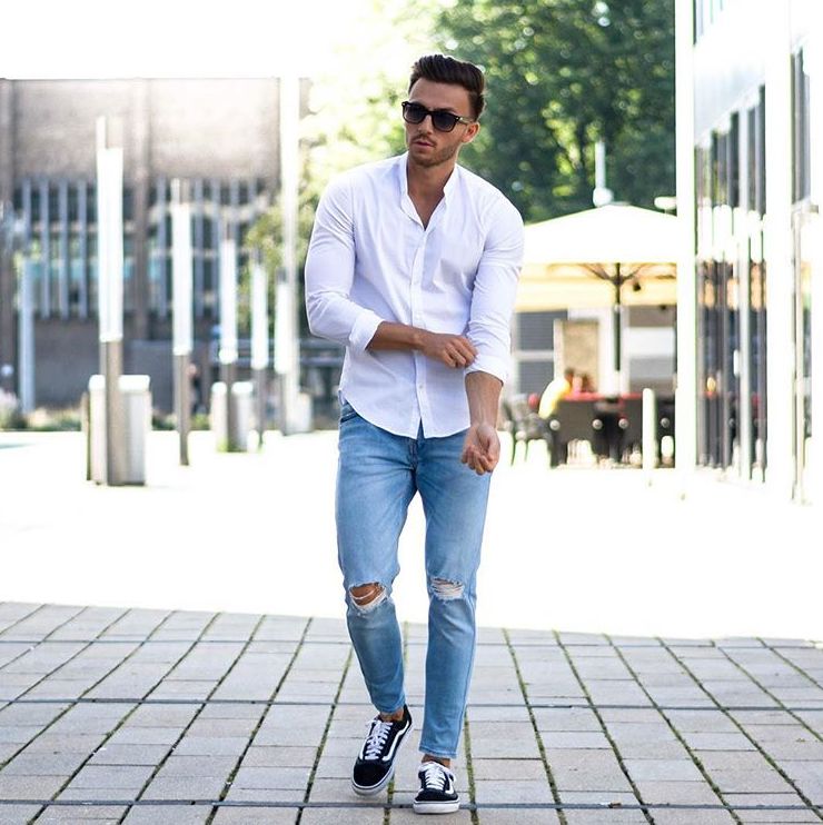 简单的衬衫穿出不同的潮流感来,衬衫怎么穿才能既时尚又舒服