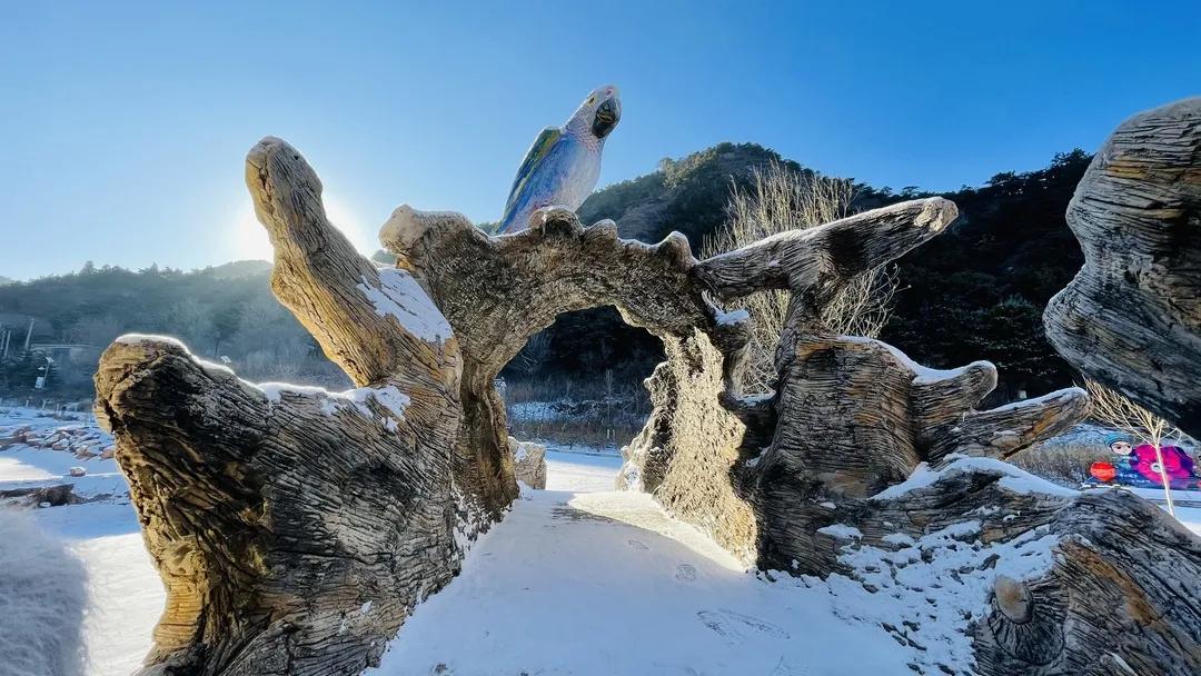 宛如仙境的景点,犹如仙境般的雪景