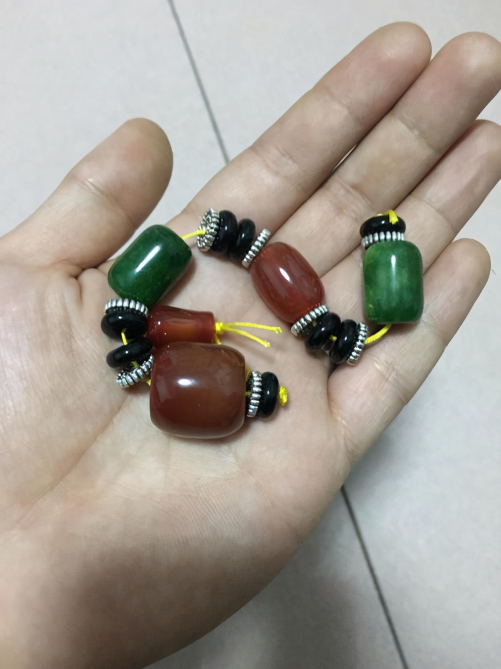 文玩手串配饰搭配合集,文玩金刚手串配饰大全