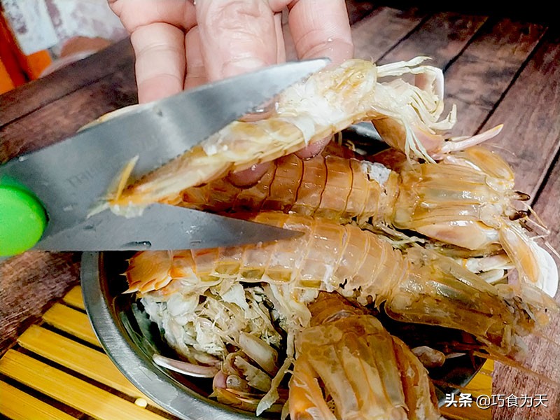 剥熟虾爬子的正确方法视频,用筷子剥虾爬子最快的方法