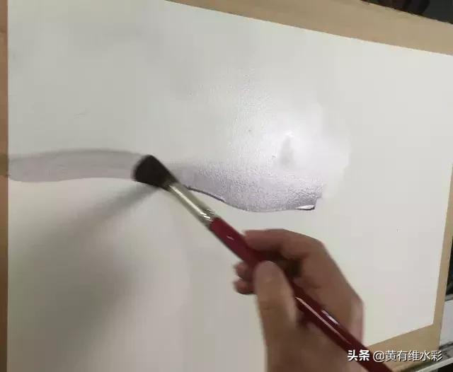 水彩画山风景入门,远山画法入门教程