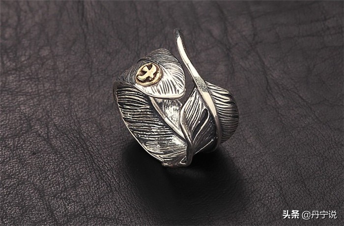 复古风银饰戒指,日本手工银饰品牌goros