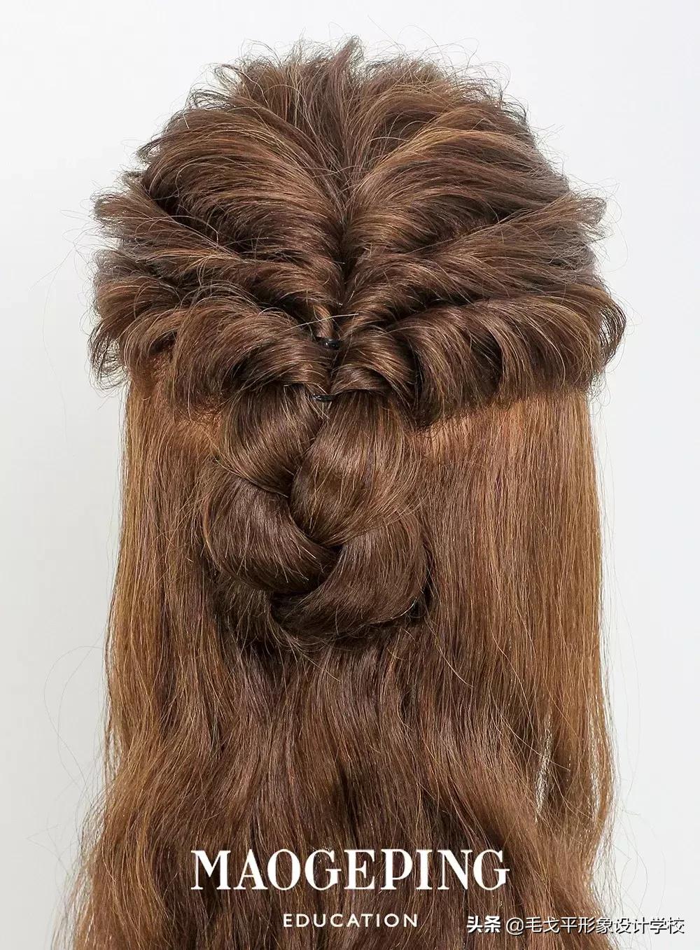 气质盘发高端大气上档次自己盘,大气盘发彰显优雅气质