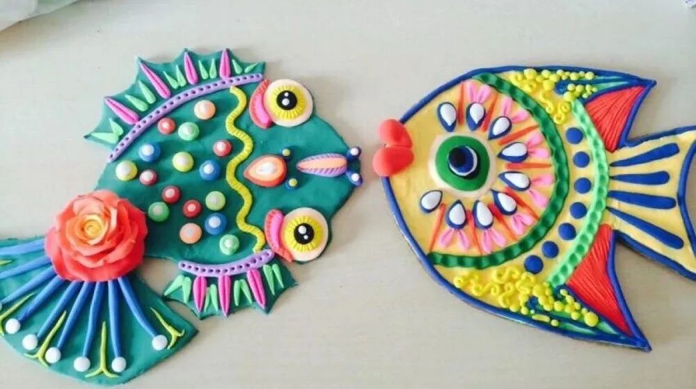 粘土手工100种简单人物在纸上制作,用超轻粘土做的手工又简单又漂亮