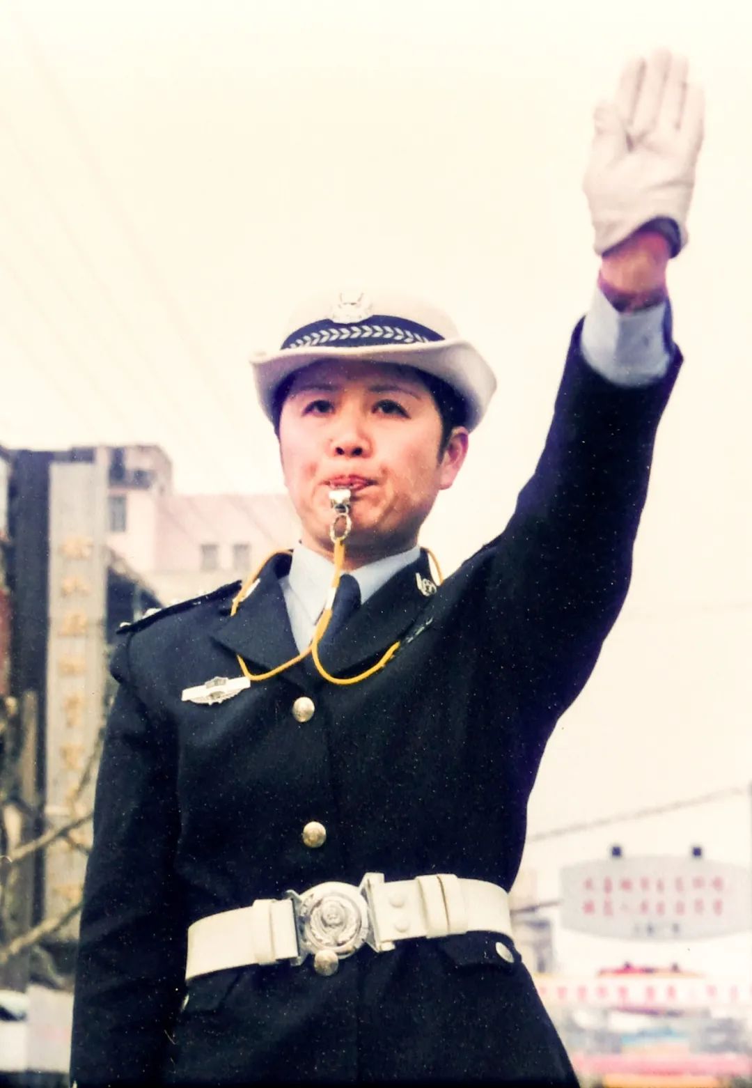 20年的交警,20年警花