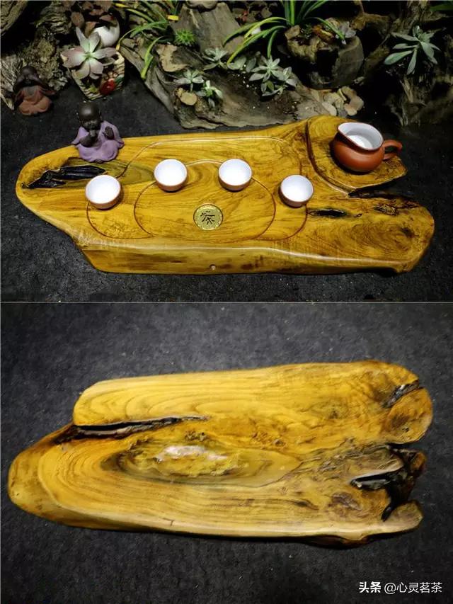 「根雕茶盘」家里条件还不错的茶友可以考虑买一个