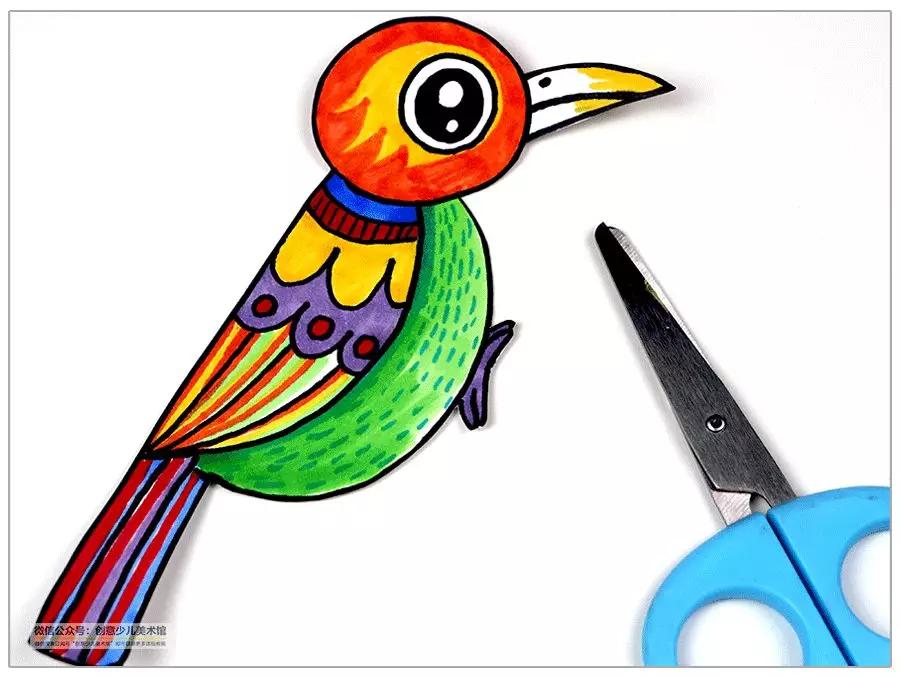 勤劳的医生儿童画,儿童画森林医生马克笔