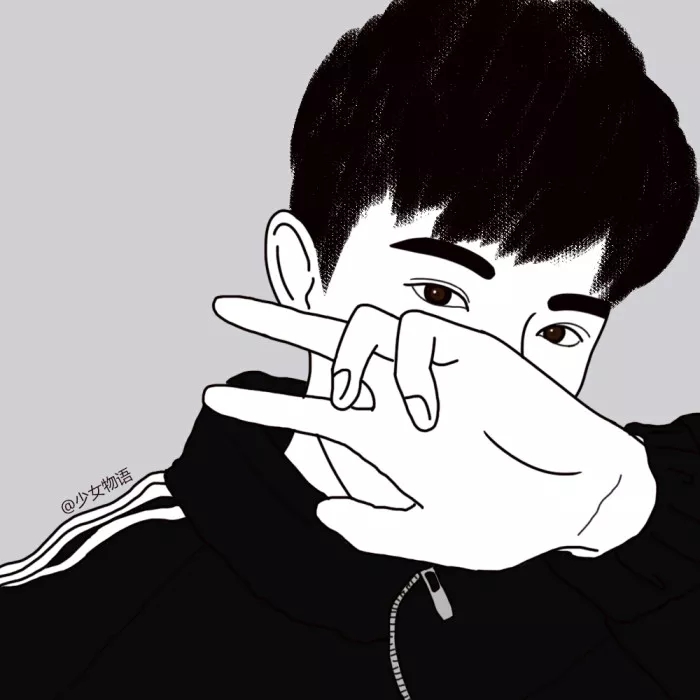 个性原宿风手绘头像,原宿风头像女伤感真人