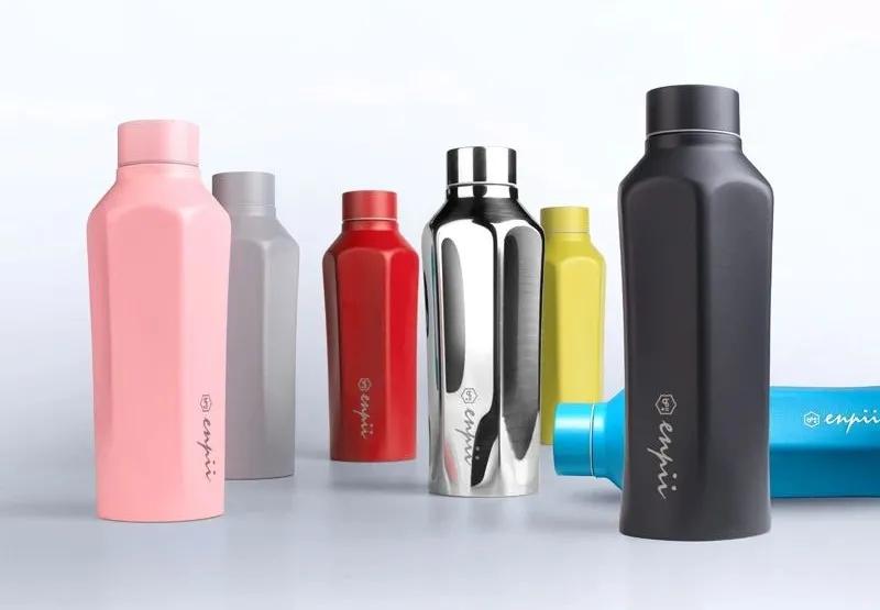 带棱角的保温杯,保温杯又大又好看