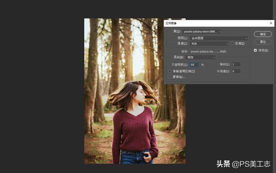 ps黄绿色人像调色教程,ps怎么调色彩浓郁的照片