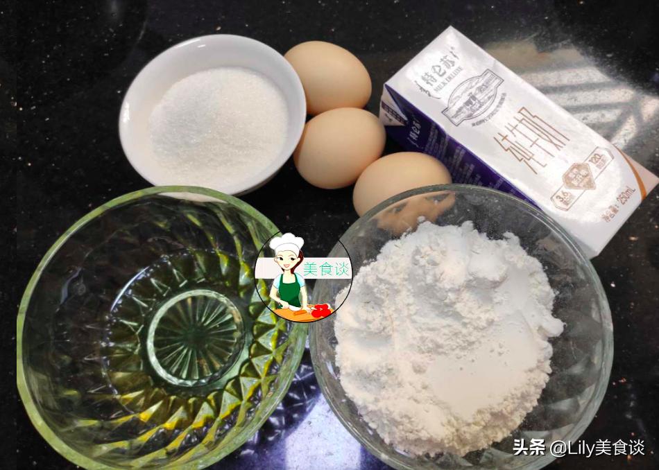 简单做蛋糕不要烤箱打蛋器,海绵蛋糕无需分蛋简单做法