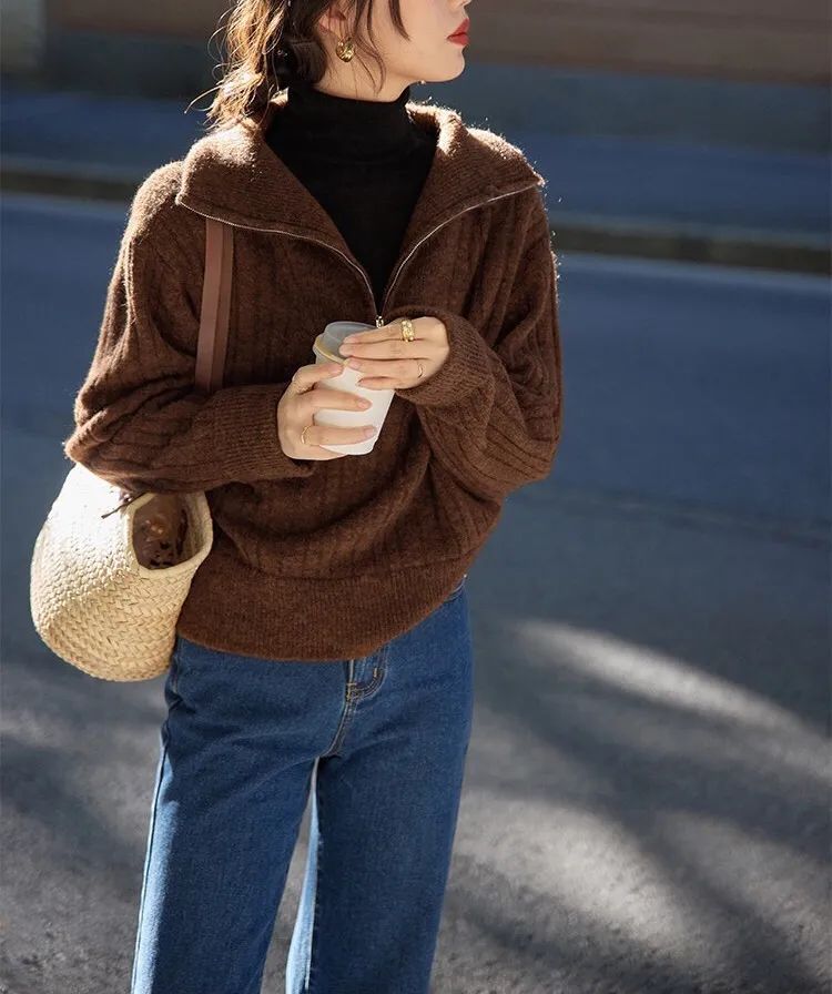 没有什么比羽绒更温暖,同样是温暖感十足的毛衣