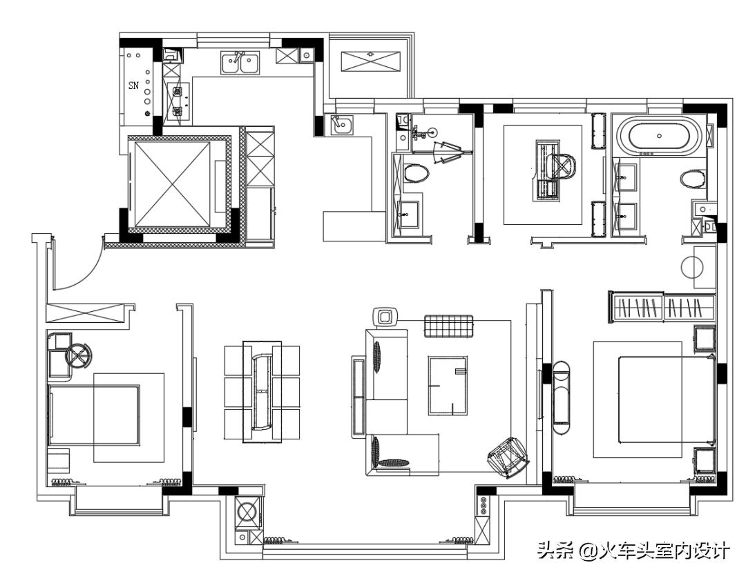 现代意式风情赋予空间奢华的灵魂,元禾大千成都艺术品有限公司招牌