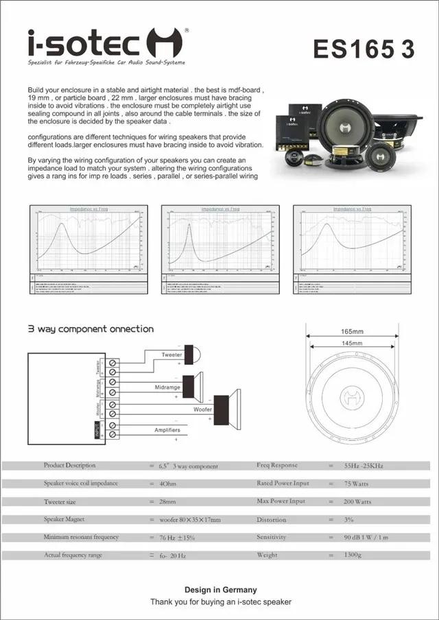 艾索特mk165两分频全车套装喇叭,艾索特mc165喇叭音质怎么样