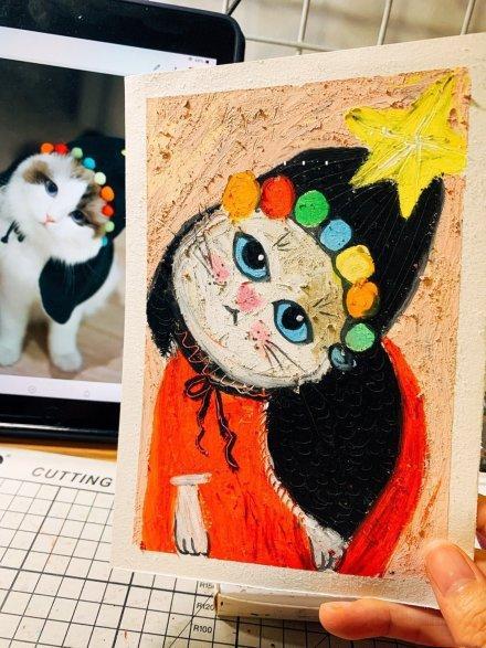 有回归童年的感觉，油画棒的妙用：插画师钟木木