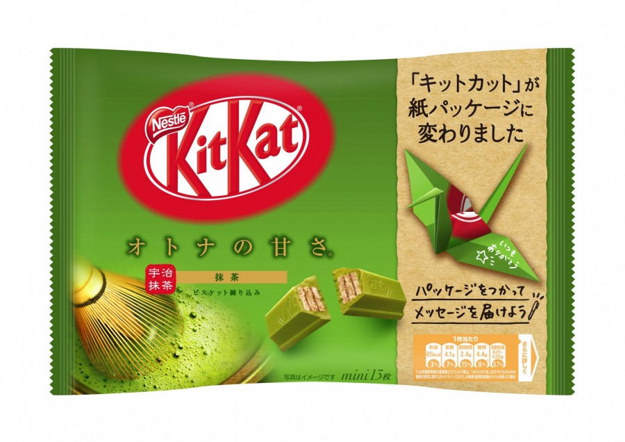 日本kitkat巧克力抹茶味,日本kitkat新包装