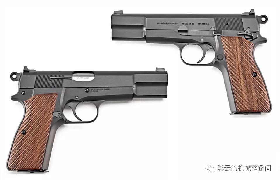 勃朗宁1953手枪 (勃朗宁大威力手枪vs勃朗宁m1900)