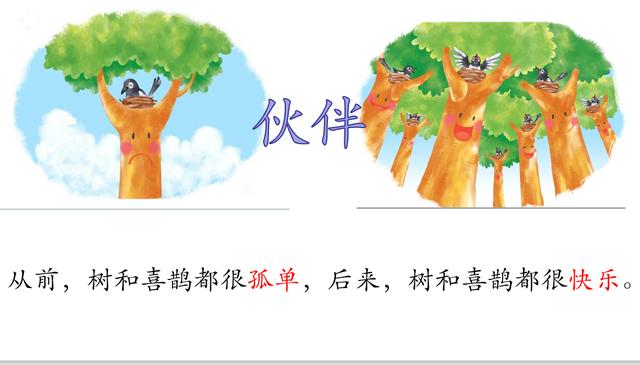 树和喜鹊怎么都快乐,树和喜鹊怎么学