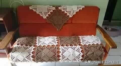 祖母方格编织长款外套教程,针织作品70款简约