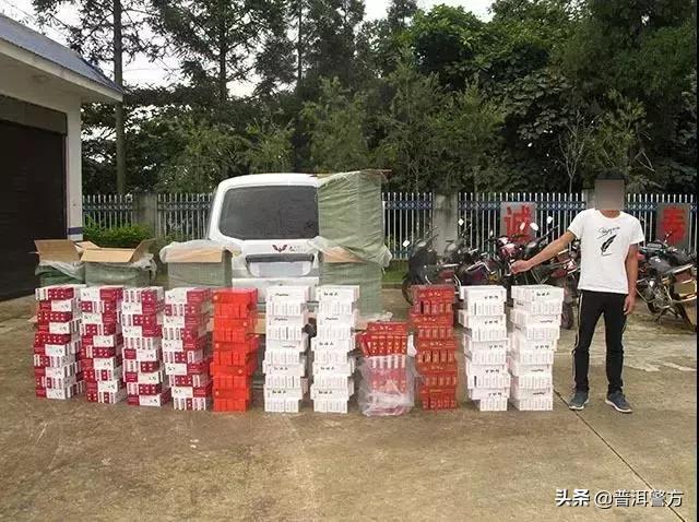 普洱查获走私香烟案例,勐海交警查获一起非法运输香烟案