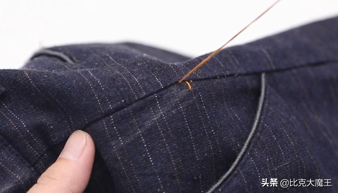 裤子裤腰大了不要扔！不用剪不用拆，教你轻松收裤腰，方法太棒了