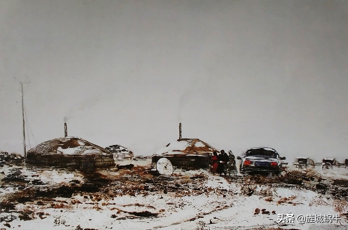 读赵福画笔下的皑皑白雪