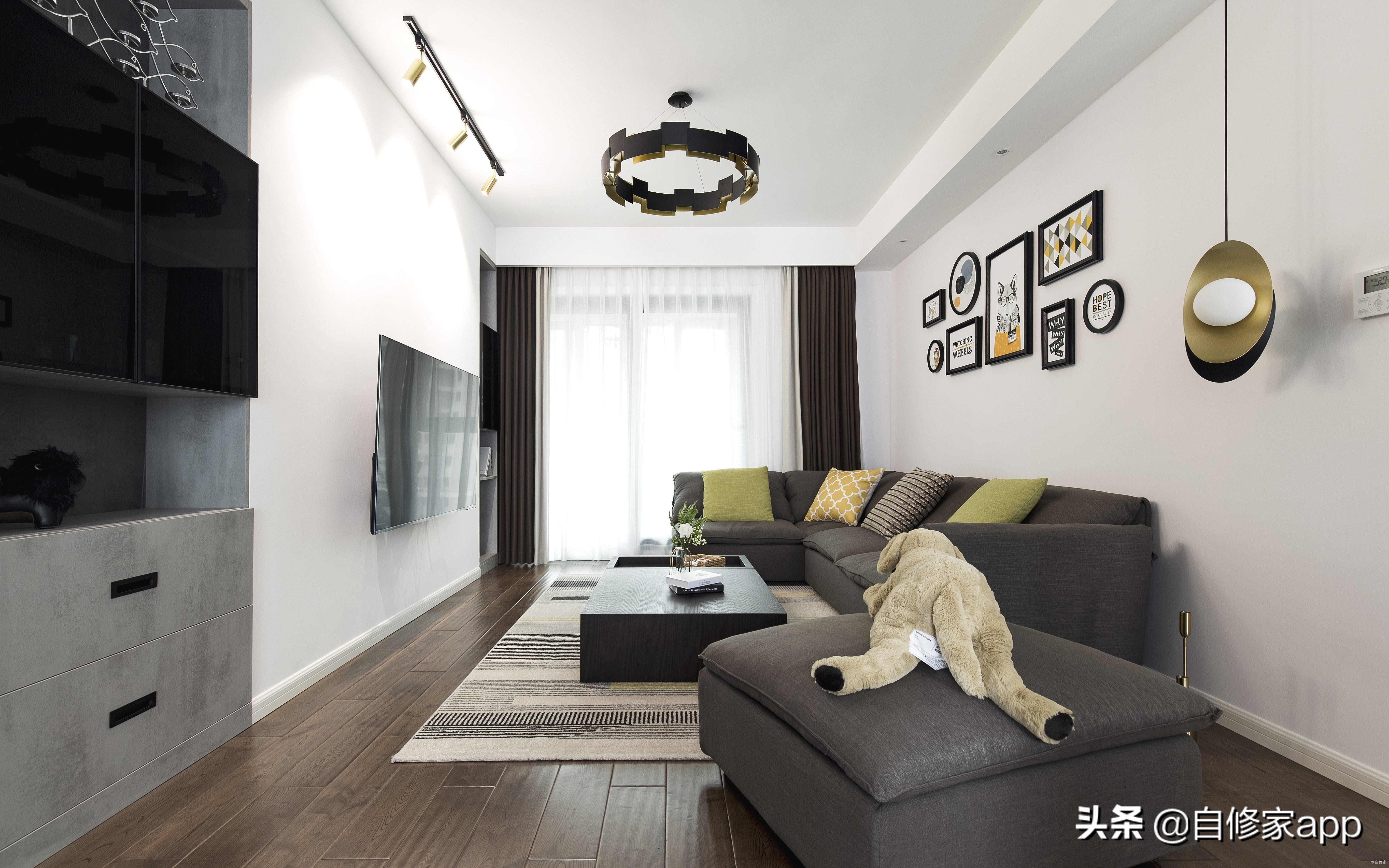 99平米两室一厅简约装修,两室一厅最省钱的装修