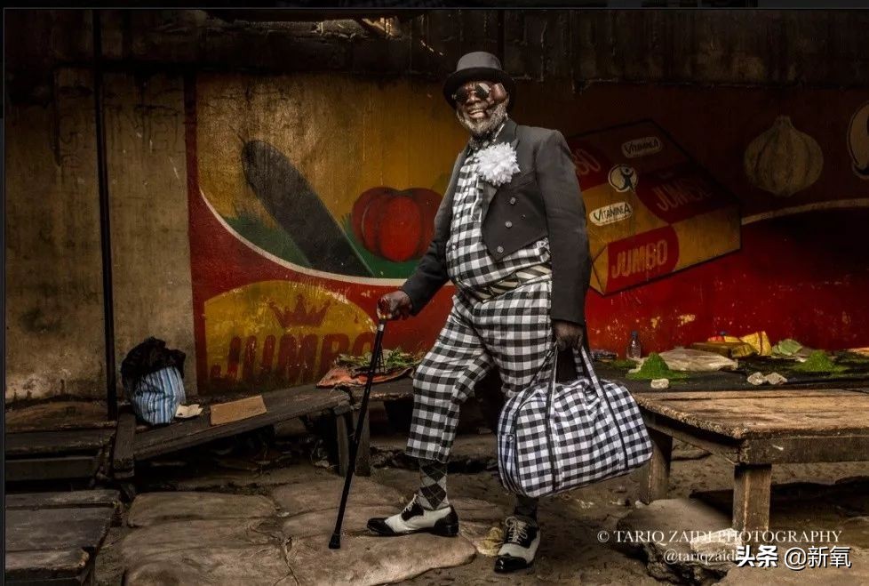 捡垃圾也要穿名牌,非洲贫民窟绅士精致起来有多野?