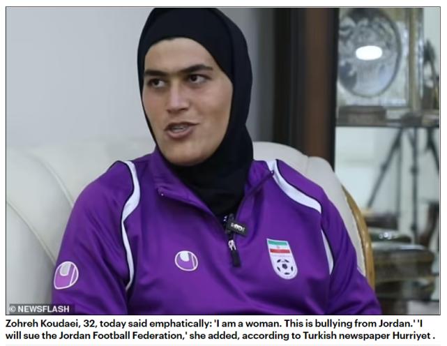 “我是女性，这是欺凌！”因被要求“性别核查”，伊朗球员称将起诉约旦足协