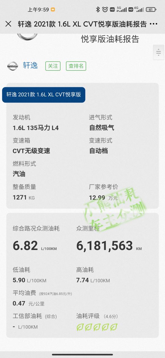 紧凑车油耗排行榜2020,省油空间大动力强合资紧凑型轿车