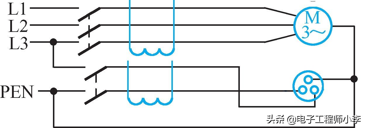 漏电保护器的接线方法,1p漏电保护器接线图