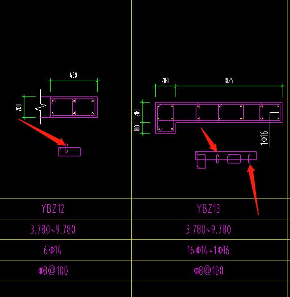 拉筋弯钩,90度角弯钩的拉筋朝向