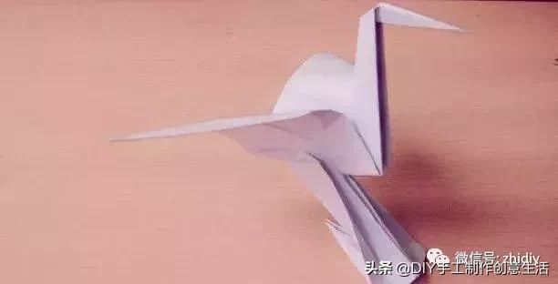 用千纸鹤糖纸做千纸鹤慢教程,不一样的纸鹤折纸