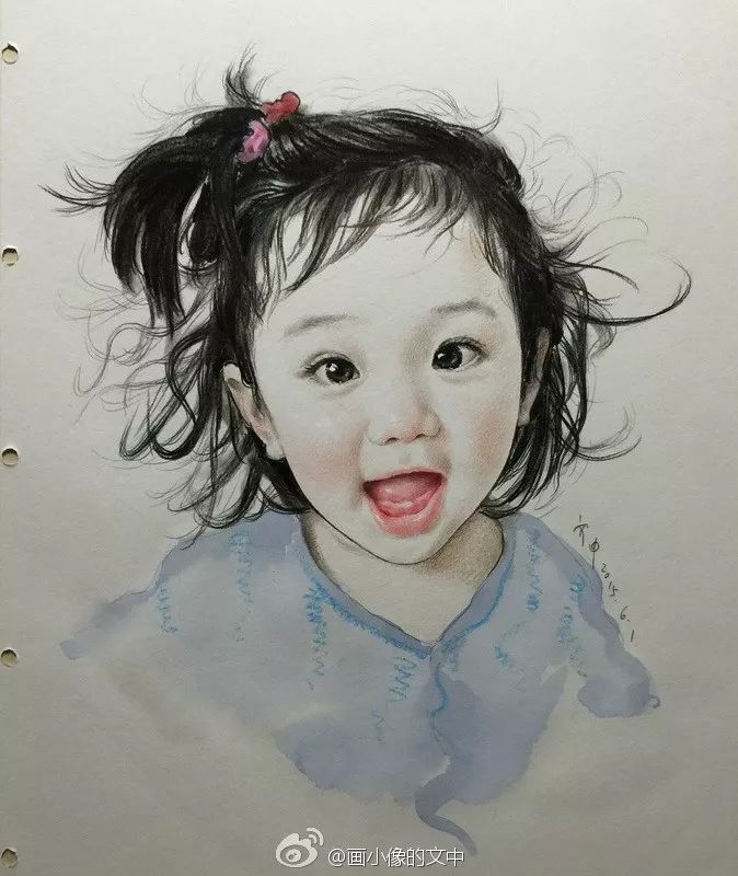 比起打印画，美院毕业的他，笔下这种彩铅水彩画才好看哭了~