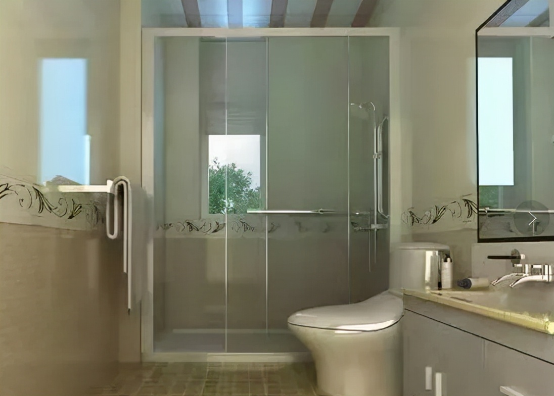 卫生间灰色墙砖配什么颜色洗手台,2021小卫生间适合什么颜色墙砖