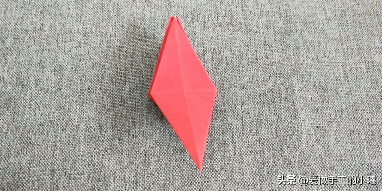 四瓣花折纸,四瓣花手工折纸视频简单