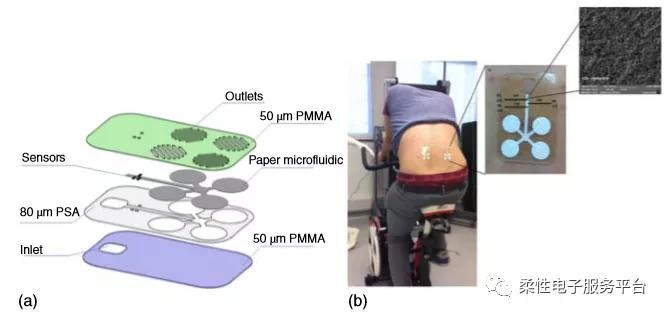 柔性可穿戴设备的发展,微流体装置的应用