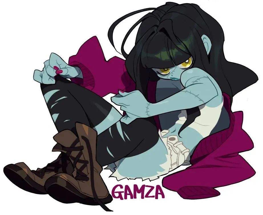 LEEMK,GAMZA/贯彻爱与真实的邪恶|插画分享