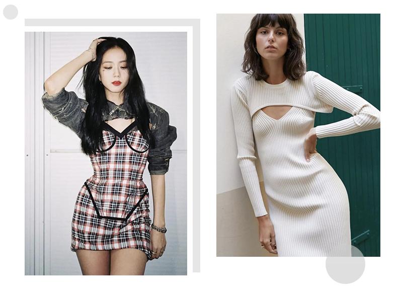 袖套毛衣时尚,最近很火的袖套毛衣蓝色