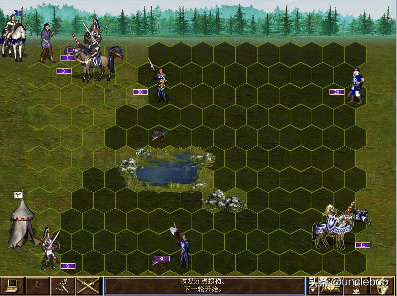 英雄无敌3打比蒙的图,英雄无敌3死亡阴影与深渊号角