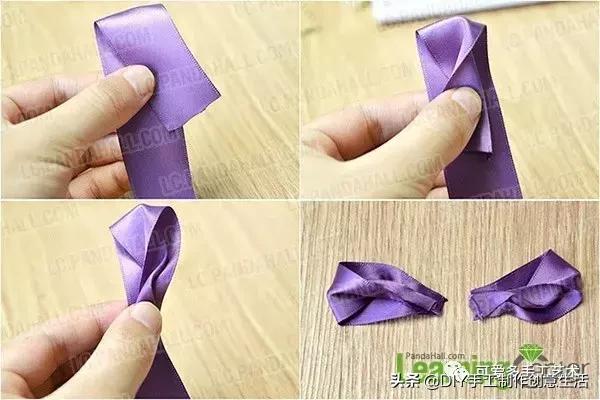 丝带做花带,做花带的教程