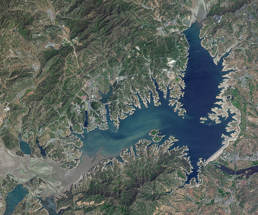 “吉林一号”太空视角,看中国*产党共**百年红色足迹