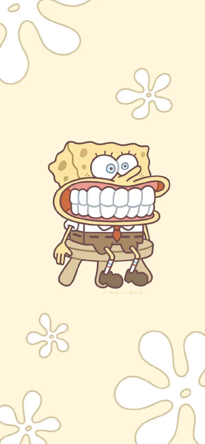 2021最火可爱壁纸海绵宝宝,壁纸手机可爱海绵宝宝