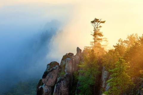 世外桃源仙游,南岔仙翁山山顶