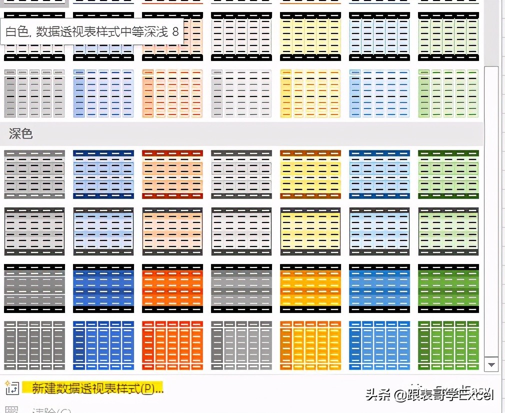 如何调整数据透视表的报表布局,如何将数据透视表调成普通报表