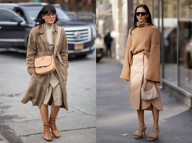 米色连衣裙怎么穿搭才好看,米色裙子怎么搭配高级感