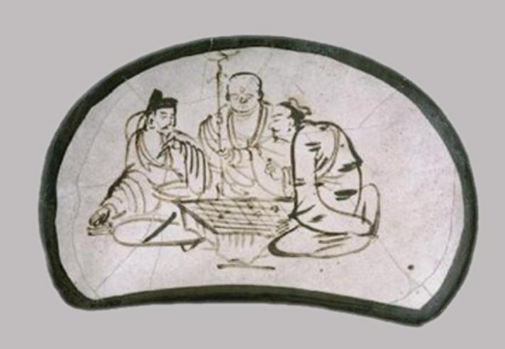 宋朝下棋姿势,宋代象棋士