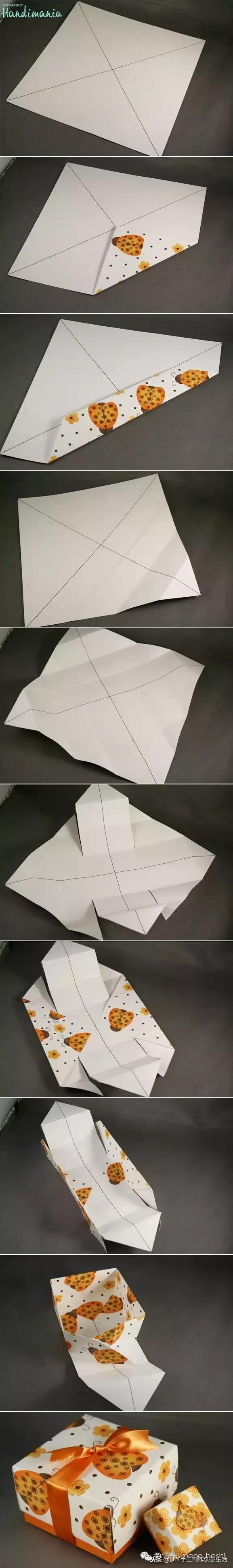 纸盒怎么折教程,纸盒折法教程