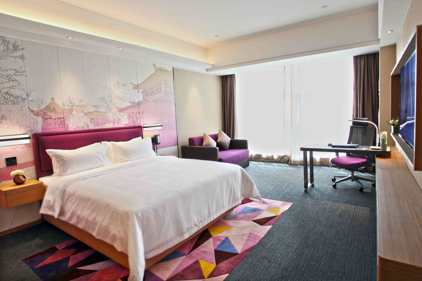 苏州希尔顿欢朋自助餐,住苏州希尔顿送东吴水韵