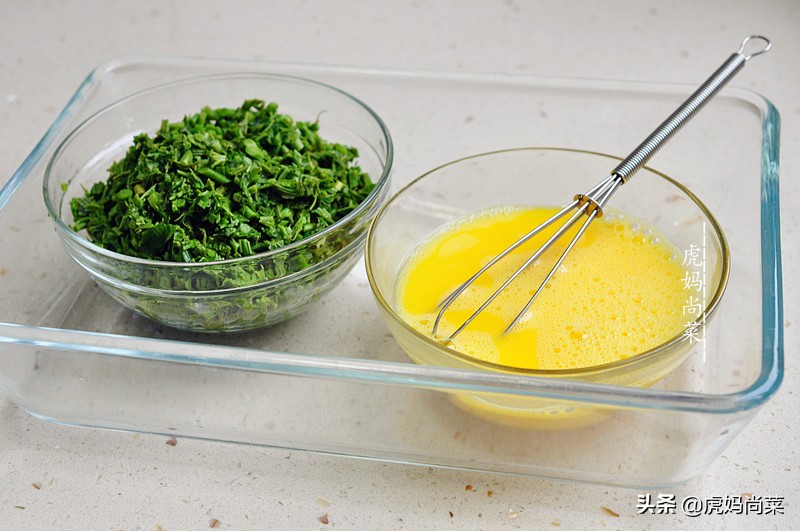 火腿香椿豌豆焖饭,高蛋白香椿焖饭